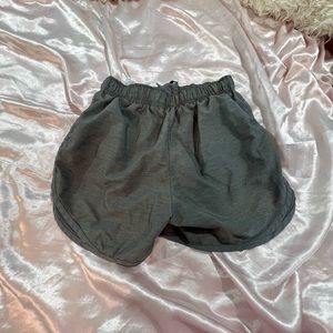 Grey nike shorts, the inside underwear are cut out ..